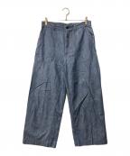45Rフォーティファイブ・アール）の古着「ワイドパンツ 5066036」｜インディゴ