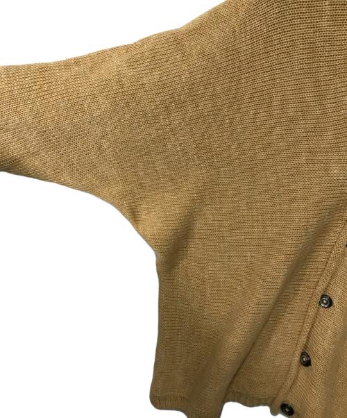 45R（フォーティファイブ・アール）45R (フォーティファイブ・アール) リネンカーディガン 2013 7-03-8029 ベージュの古着・服飾アイテム