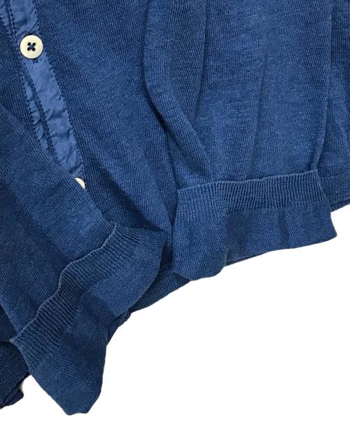 45R（フォーティファイブ・アール）45R (フォーティファイブ・アール) カーディガン 5068017 ブルー サイズ:3の古着・服飾アイテム