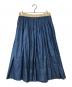 45R（フォーティファイブ・アール）の古着「タッサーシルクスカート 7064012」｜インディゴ×ベージュ