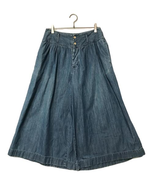 45R（フォーティファイブ・アール）45R (フォーティファイブ・アール) ワイドデニムパンツ インディゴ サイズ:3の古着・服飾アイテム