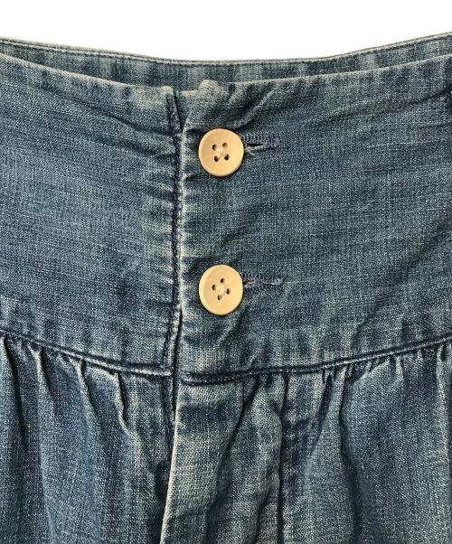 45R（フォーティファイブ・アール）45R (フォーティファイブ・アール) ワイドデニムパンツ インディゴ サイズ:3の古着・服飾アイテム