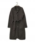 umii 908ウミキューゼロハチ）の古着「アルパカ混ステンカラーコート」｜ブラウン