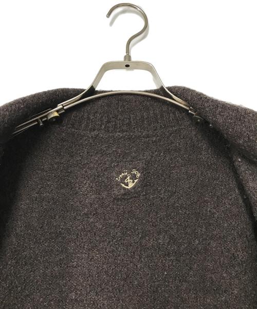 umii 908（ウミキューゼロハチ）umii 908 (ウミキューゼロハチ) アルパカ混ステンカラーコート ブラウン サイズ:2の古着・服飾アイテム