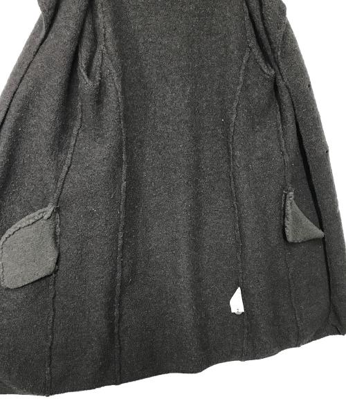 umii 908（ウミキューゼロハチ）umii 908 (ウミキューゼロハチ) アルパカ混ステンカラーコート ブラウン サイズ:2の古着・服飾アイテム