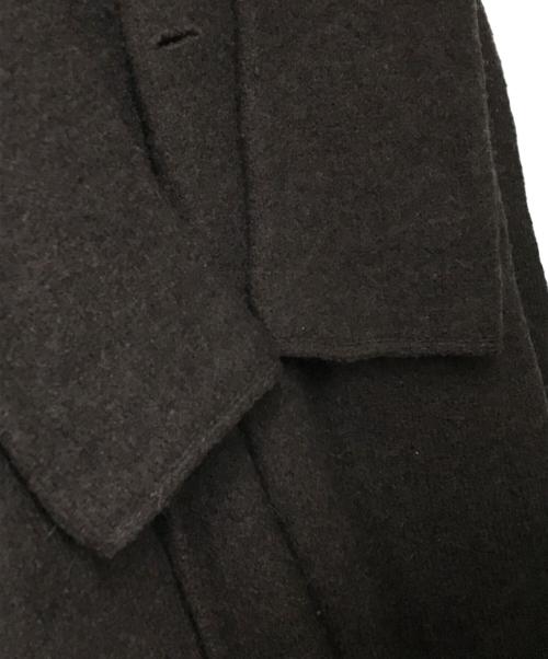 umii 908（ウミキューゼロハチ）umii 908 (ウミキューゼロハチ) アルパカ混ステンカラーコート ブラウン サイズ:2の古着・服飾アイテム