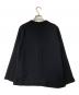 uncrave (アンクレイヴ) ウォッシャブルダブルクロス スリットスリーブ ブラウス BLUVSW0303 ブラック サイズ:1：4000円