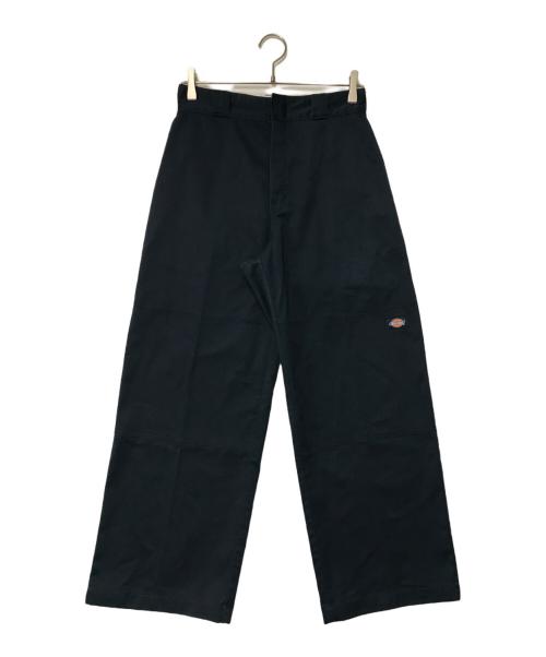 BEAMS BOY（ビームスボーイ）BEAMS BOY (ビームスボーイ) Dickies (ディッキーズ) 別注 ワイド ダブルニー パンツ 241W40BO01 ネイビー サイズ:73.5cm (W29)の古着・服飾アイテム
