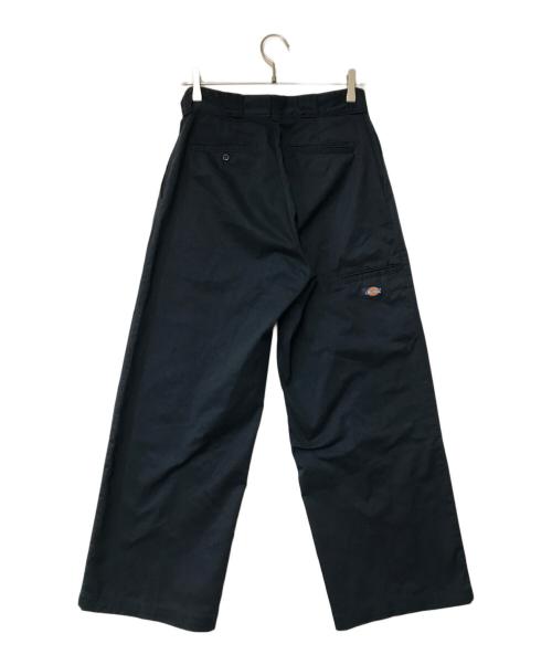 BEAMS BOY（ビームスボーイ）BEAMS BOY (ビームスボーイ) Dickies (ディッキーズ) 別注 ワイド ダブルニー パンツ 241W40BO01 ネイビー サイズ:73.5cm (W29)の古着・服飾アイテム