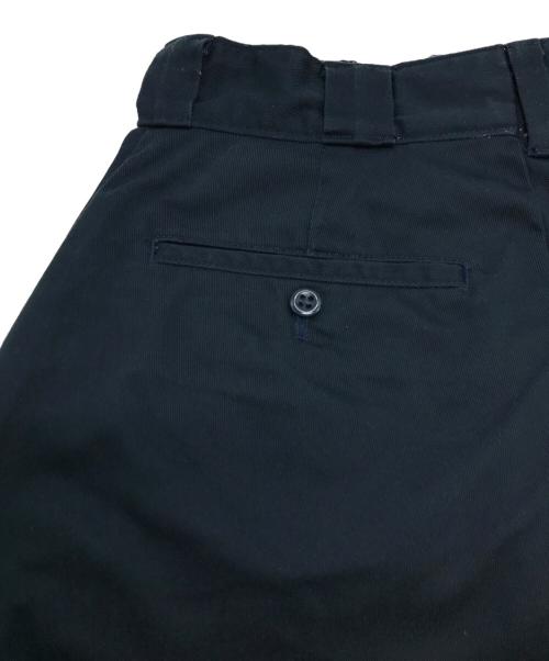 BEAMS BOY（ビームスボーイ）BEAMS BOY (ビームスボーイ) Dickies (ディッキーズ) 別注 ワイド ダブルニー パンツ 241W40BO01 ネイビー サイズ:73.5cm (W29)の古着・服飾アイテム