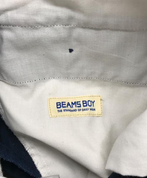 BEAMS BOY（ビームスボーイ）BEAMS BOY (ビームスボーイ) Dickies (ディッキーズ) 別注 ワイド ダブルニー パンツ 241W40BO01 ネイビー サイズ:73.5cm (W29)の古着・服飾アイテム