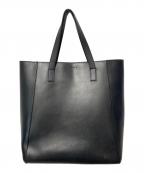 MARNIマルニ）の古着「レザートートバッグ」｜ブラック