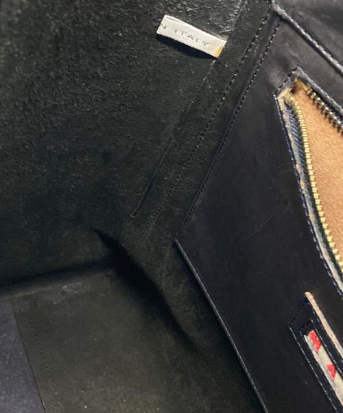 MARNI（マルニ）MARNI (マルニ) レザートートバッグ ブラックの古着・服飾アイテム