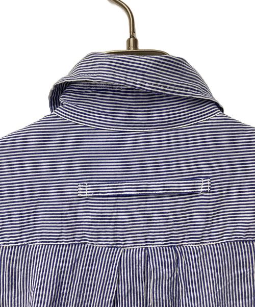 ticca（ティッカ）TICCA (ティッカ) シルクブレンドロングシャツ ブルー サイズ:FREEの古着・服飾アイテム