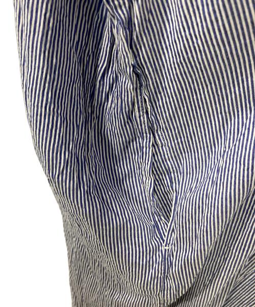 ticca（ティッカ）TICCA (ティッカ) シルクブレンドロングシャツ ブルー サイズ:FREEの古着・服飾アイテム