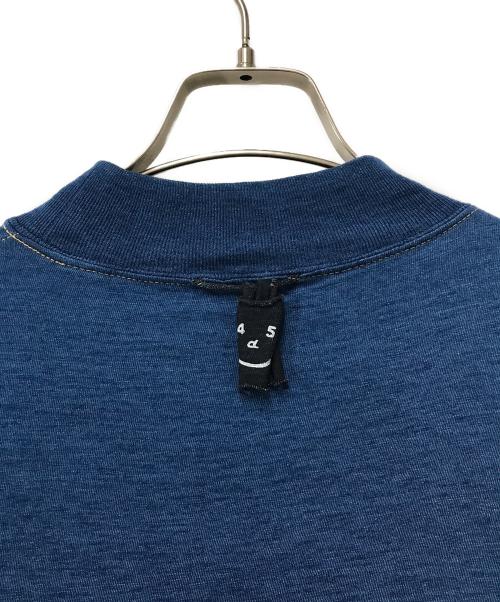 45R（フォーティファイブ・アール）45R (フォーティファイブ・アール) ハイネックワンピース インディゴ サイズ:-の古着・服飾アイテム