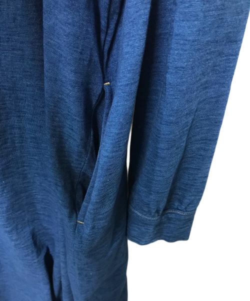 45R（フォーティファイブ・アール）45R (フォーティファイブ・アール) ハイネックワンピース インディゴ サイズ:-の古着・服飾アイテム