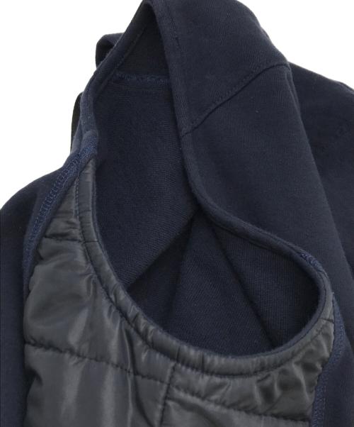 Leilian（レリアン）LEILIAN (レリアン) フード付きベスト ネイビー サイズ:13の古着・服飾アイテム