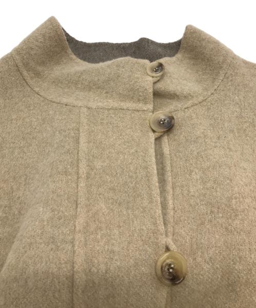 Leilian（レリアン）Leilian (レリアン) スタンドカラーコート 1103731  ブラウン サイズ:13の古着・服飾アイテム