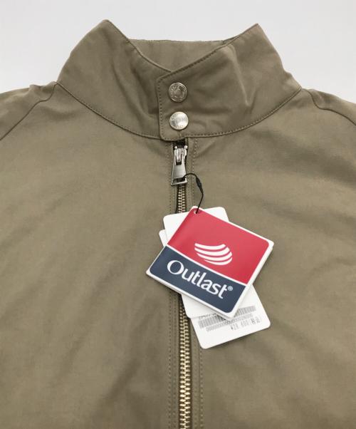 EDIFICE（エディフィス）EDIFICE (エディフィス) ハイデンシティー ウェザー ピーチスキン ハリントン ブルゾン 23-011300-6030-3-0 ベージュ サイズ:Sの古着・服飾アイテム