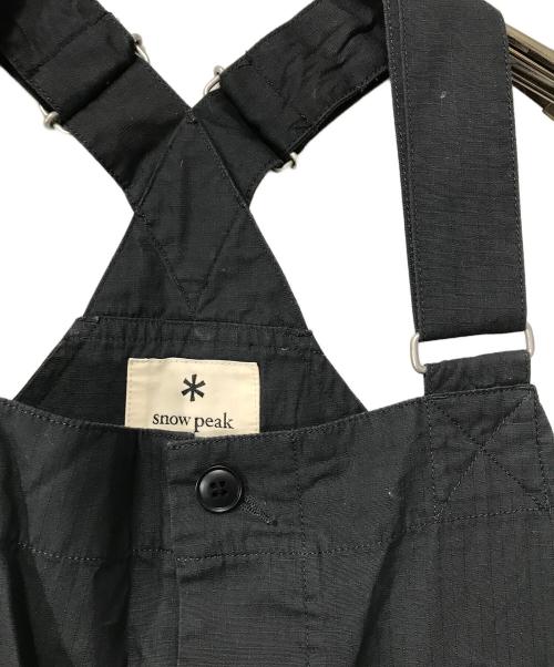 Snow peak（スノーピーク）Snow peak (スノーピーク) TAKIBI Light Ripstop Overalls タキビ ライトリップストップオーバーオール AL-23SU101 グレー サイズ:Lの古着・服飾アイテム