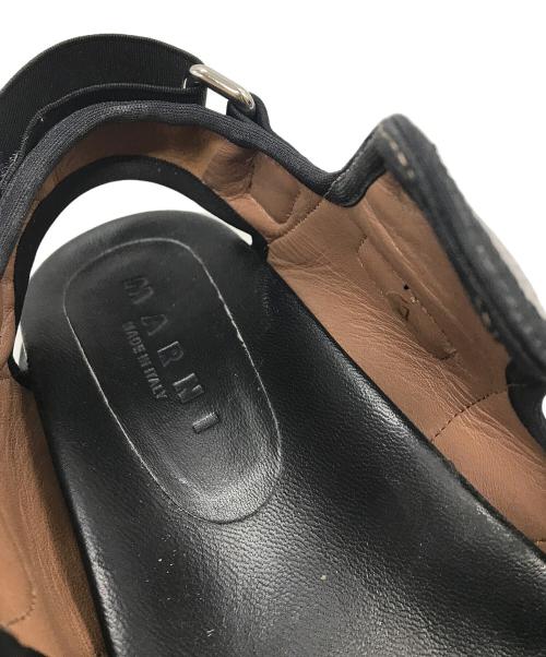 MARNI（マルニ）MARNI (マルニ) ストラップサンダル ブラック サイズ:37の古着・服飾アイテム
