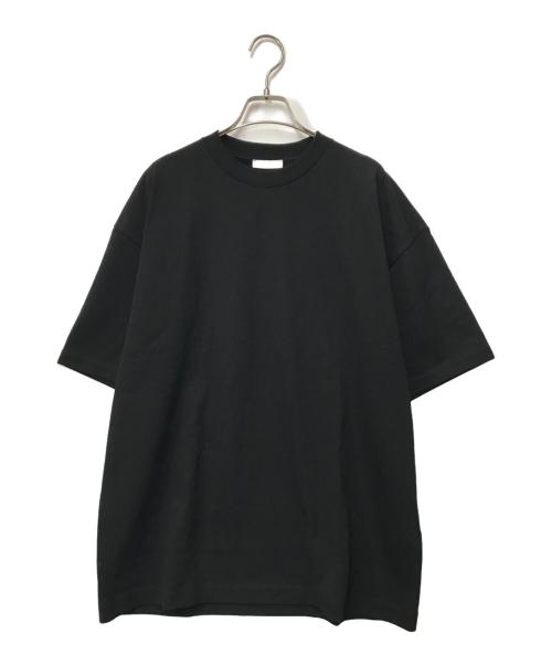 ATON（エイトン）ATON (エイトン) 12/- AIR SPININNG | OVERSIZED S/S T-SHIRT 7093984 スピニングオーバーサイズTシャツ ブラック サイズ:4の古着・服飾アイテム