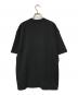 ATON (エイトン) 12/- AIR SPININNG | OVERSIZED S/S T-SHIRT 7093984 スピニングオーバーサイズTシャツ ブラック サイズ:4：9000円