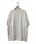 ATONエイトン）の古着「12/- AIR SPININNG | OVERSIZED S/S T-SHIRT」｜ホワイト