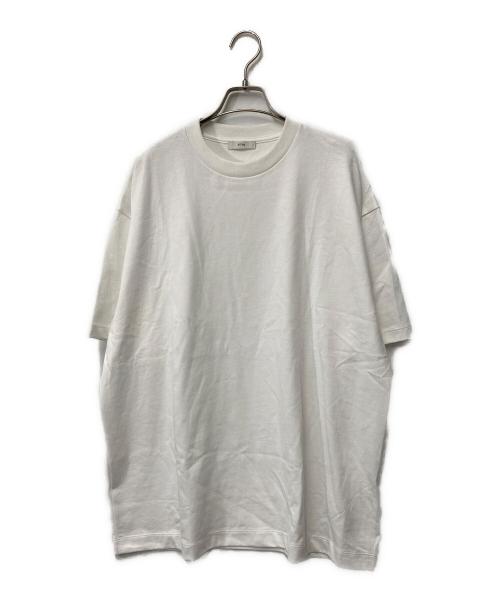 ATON（エイトン）ATON (エイトン) 12/- AIR SPININNG | OVERSIZED S/S T-SHIRT ホワイト サイズ:SIZE 4の古着・服飾アイテム