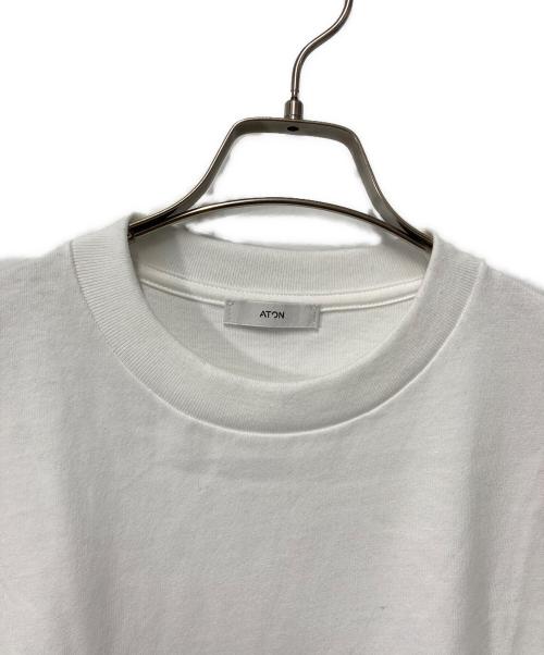 ATON（エイトン）ATON (エイトン) 12/- AIR SPININNG | OVERSIZED S/S T-SHIRT ホワイト サイズ:SIZE 4の古着・服飾アイテム
