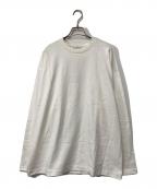 ATONエイトン）の古着「SUPIMA AIR 12 OVERSIZED L/S T-SHIRT」｜ホワイト