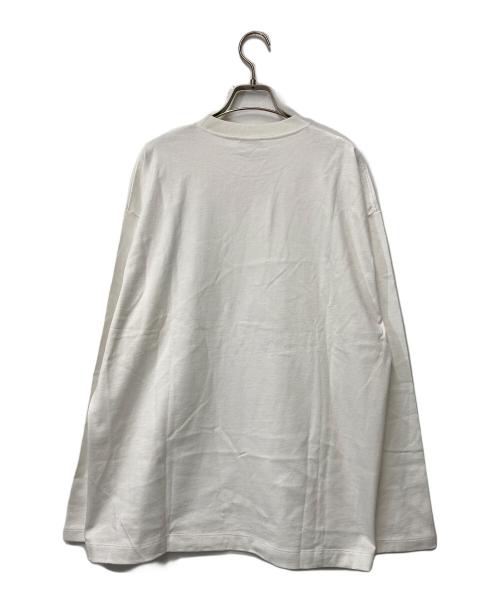 ATON（エイトン）ATON (エイトン) SUPIMA AIR 12 OVERSIZED L/S T-SHIRT ホワイト サイズ:4の古着・服飾アイテム