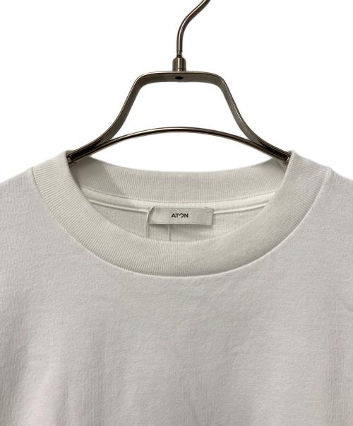 ATON（エイトン）ATON (エイトン) SUPIMA AIR 12 OVERSIZED L/S T-SHIRT ホワイト サイズ:4の古着・服飾アイテム