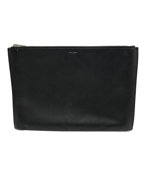 Saint Laurent Paris（サンローランパリ）Saint Laurent Paris (サンローランパリ) クラッチバッグ GNC345277・1114 ブラックの古着・服飾アイテム