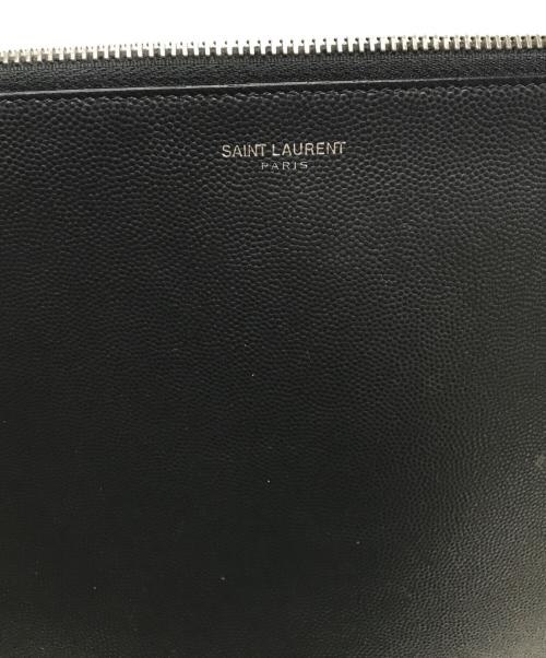 Saint Laurent Paris（サンローランパリ）Saint Laurent Paris (サンローランパリ) クラッチバッグ GNC345277・1114 ブラックの古着・服飾アイテム