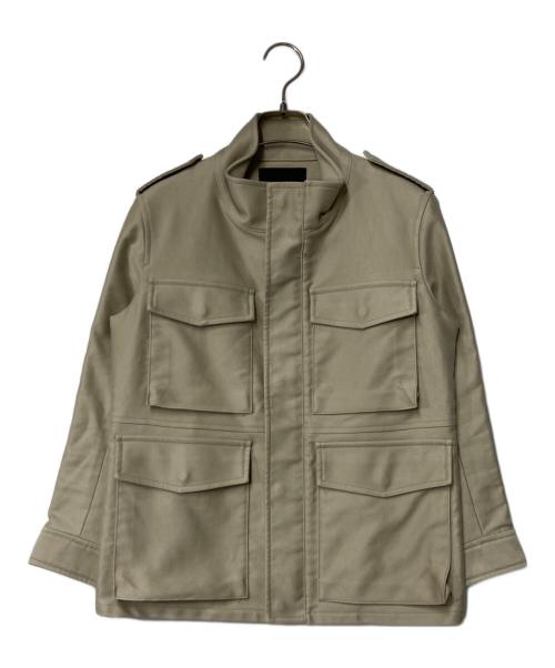 DRAWER（ドゥロワー）Drawer (ドゥロワー) ミリタリージャケット 6522-299-0238 ベージュ サイズ:36の古着・服飾アイテム