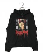 REVENGE GALLERYリベンジ ギャラリー）の古着「X SHATTERED ZIP BLACK」｜ブラック