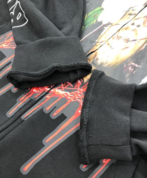 REVENGE GALLERY（リベンジ ギャラリー）REVENGE GALLERY (リベンジ ギャラリー) X SHATTERED ZIP BLACK ブラック サイズ:XLの古着・服飾アイテム