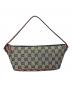 GUCCI（グッチ）の古着「インターロッキングG ポーチ」｜ベージュ×ネイビー×レッド