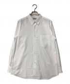 COMME des GARCONS HOMMEコムデギャルソン オム）の古着「レギュラーカラーシャツ」｜ホワイト