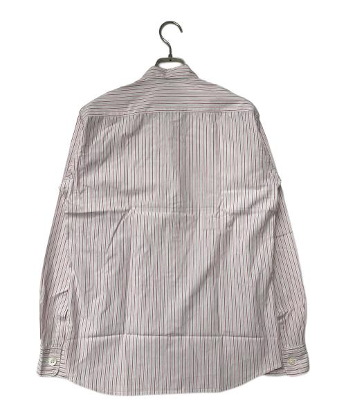 COMME des GARCONS HOMME（コムデギャルソン オム）COMME des GARCONS HOMME (コムデギャルソン オム) ストライプシャツ ホワイト×ピンク サイズ:不明の古着・服飾アイテム
