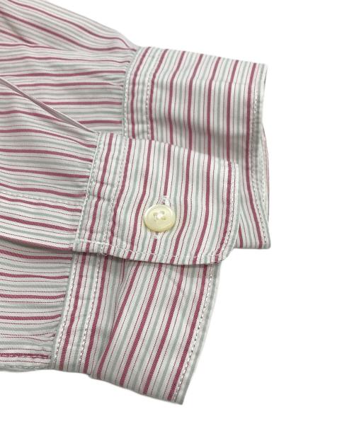 COMME des GARCONS HOMME（コムデギャルソン オム）COMME des GARCONS HOMME (コムデギャルソン オム) ストライプシャツ ホワイト×ピンク サイズ:不明の古着・服飾アイテム