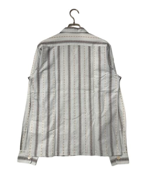 COMME des GARCONS HOMME（コムデギャルソン オム）COMME des GARCONS HOMME (コムデギャルソン オム) オープンカラーシャツ ブルー サイズ:Ｍの古着・服飾アイテム