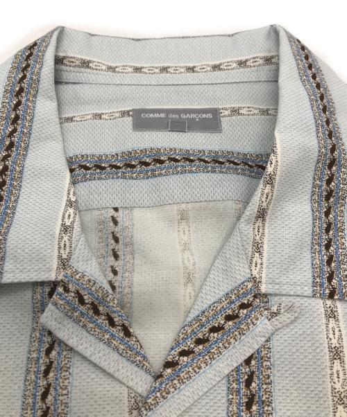 COMME des GARCONS HOMME（コムデギャルソン オム）COMME des GARCONS HOMME (コムデギャルソン オム) オープンカラーシャツ ブルー サイズ:Ｍの古着・服飾アイテム