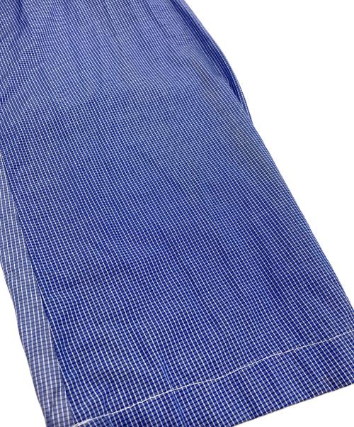 COMME des GARCONS HOMME（コムデギャルソン オム）COMME des GARCONS HOMME (コムデギャルソン オム) マイクロチェック シャツジャケット HO-J054 AD2004 アーカイブ ブルー サイズ:Ｌの古着・服飾アイテム