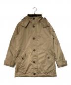 23区 HOMMEニジュウサンクオム）の古着「フーデットダウンコート」｜ベージュ