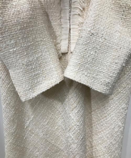 ANAYI（アナイ）ANAYI (アナイ) ミックスツィード ワンピースセットアップ 10221110030/10221114030 アイボリー サイズ:36の古着・服飾アイテム