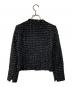 ANAYI (アナイ) ツイードノーカラージャケット ブラック サイズ:36：5000円