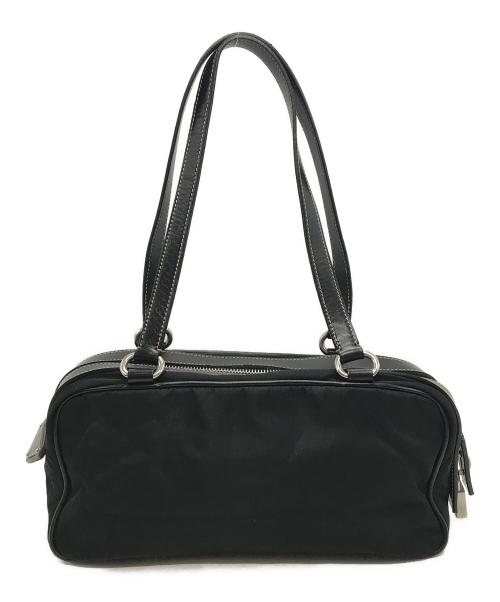 PRADA（プラダ）PRADA (プラダ) ワンショルダー ナイロンハンドバッグ ブラックの古着・服飾アイテム